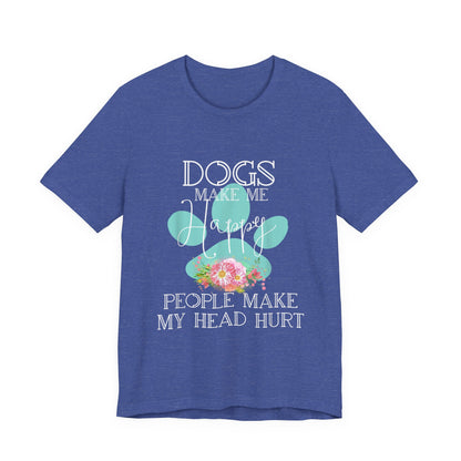 Dogs and Flowers T-Shirt
