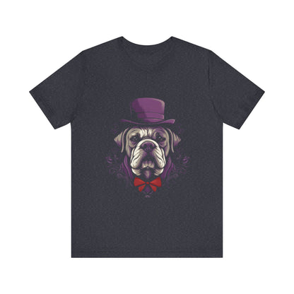 Top Hat Bulldog T-Shirt