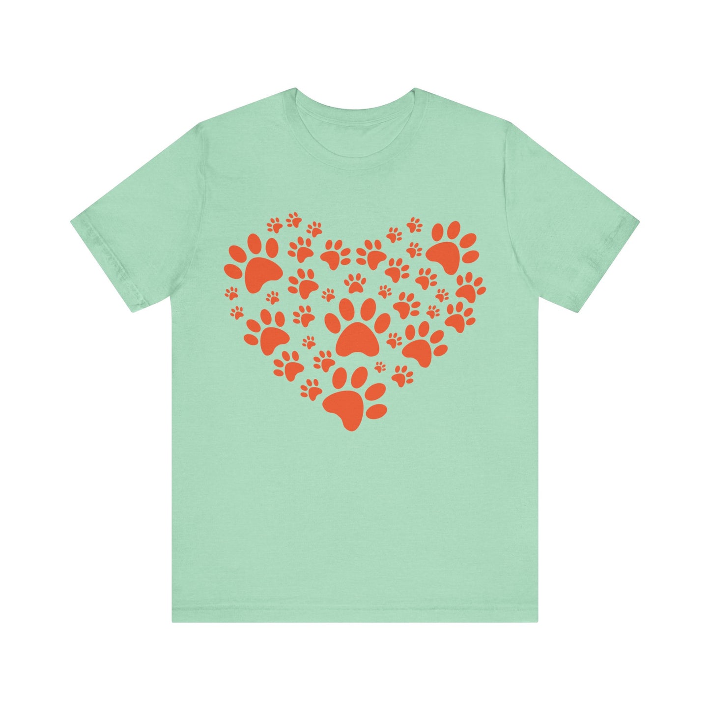 Paw Print Heart T-Shirt