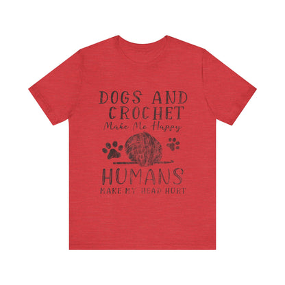 Dogs and Crochet T-Shirt