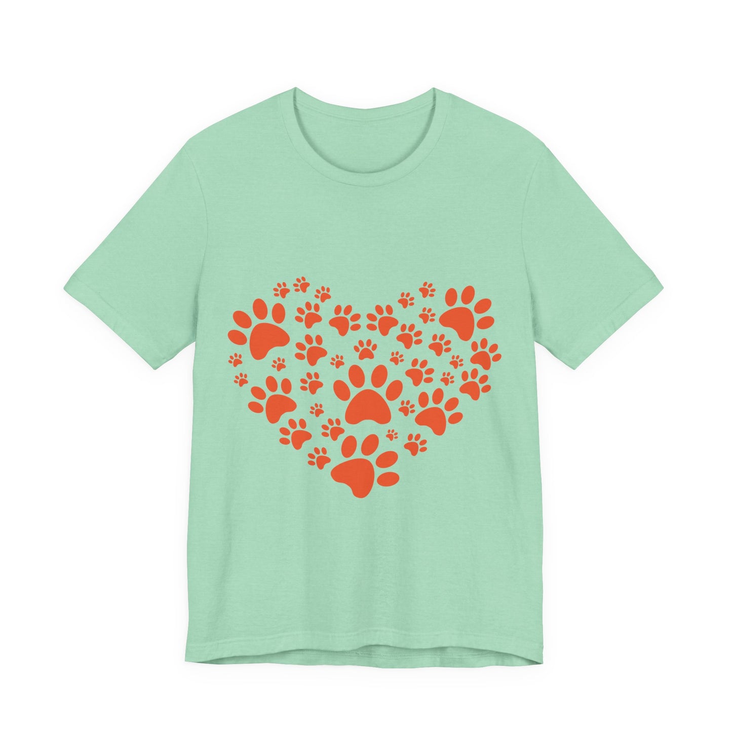 Paw Print Heart T-Shirt