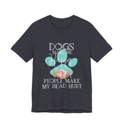 Dogs and Flowers T-Shirt