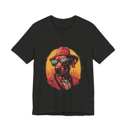 Gangster Hound Orange T-Shirt