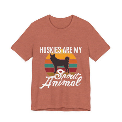 Huskies are my Spirit Animal T-Shirt