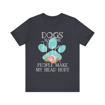 Dogs and Flowers T-Shirt