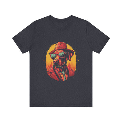 Gangster Hound Orange T-Shirt