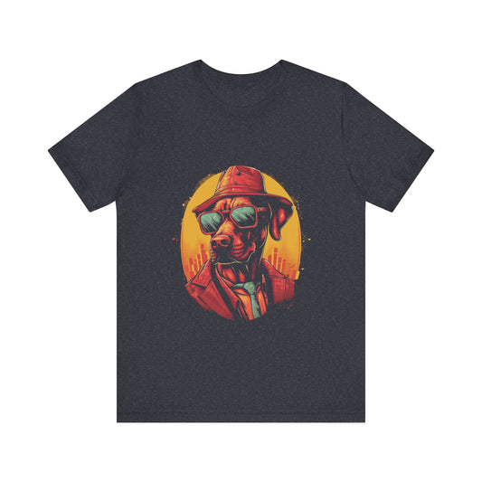 Gangster Hound Orange T-Shirt