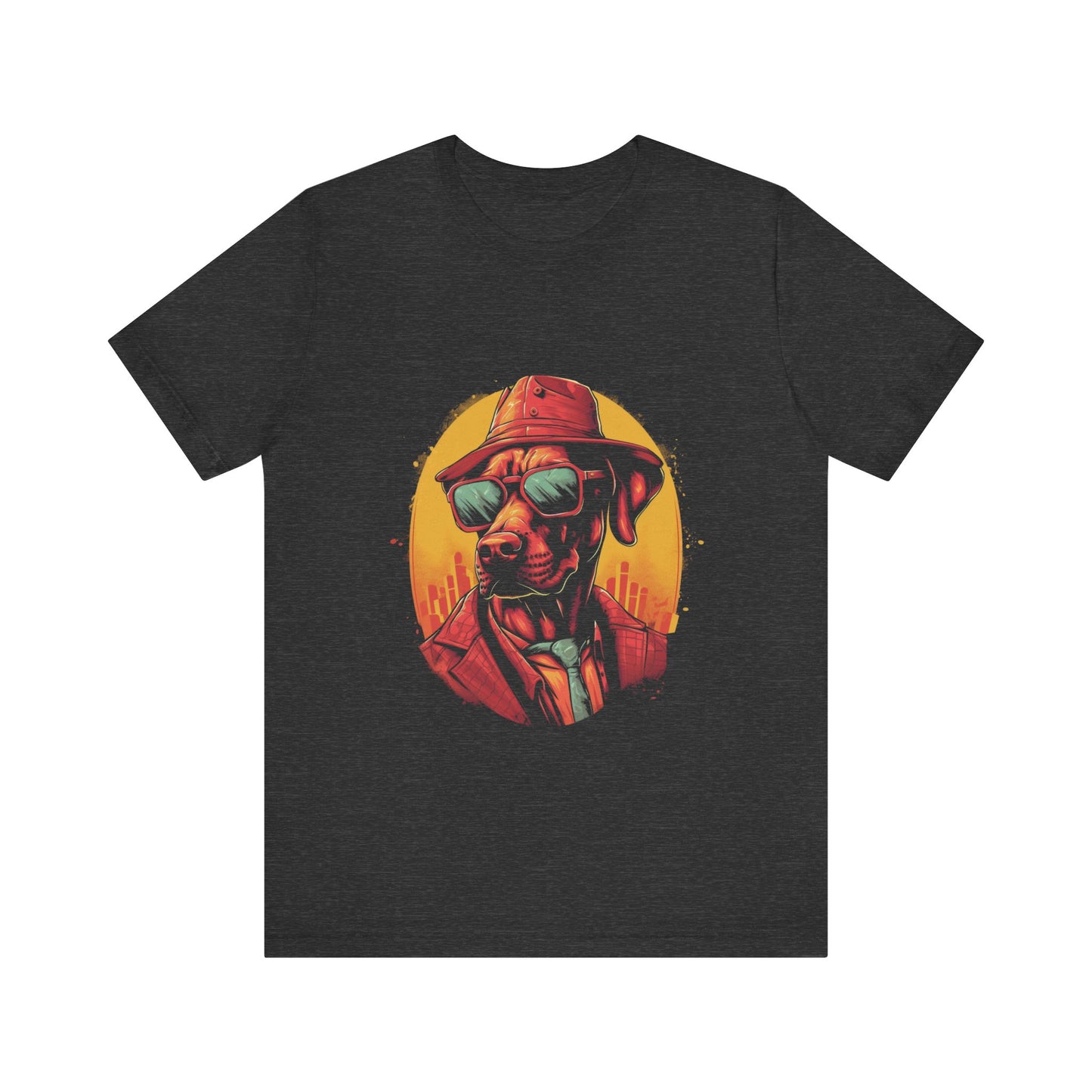 Gangster Hound Orange T-Shirt