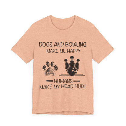 Dogs and Bowling T-Shirt
