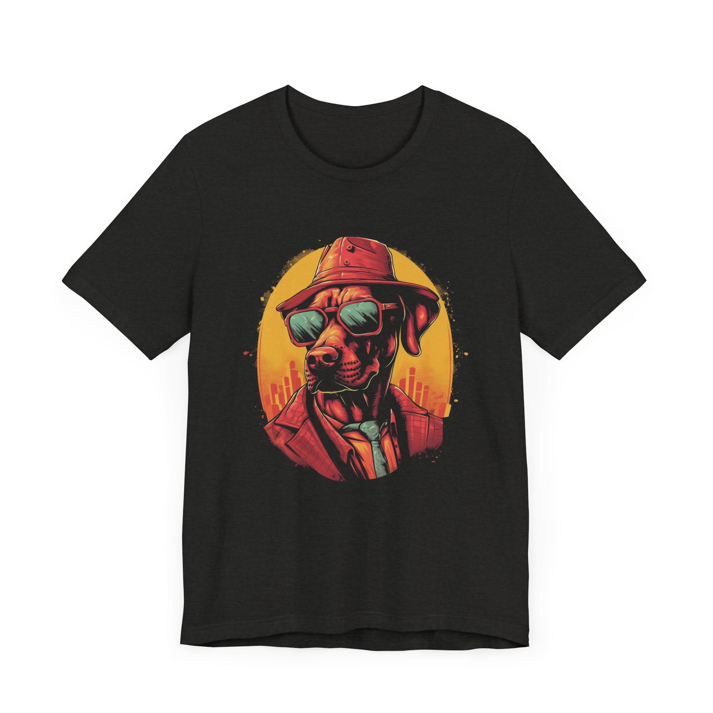 Gangster Hound Orange T-Shirt