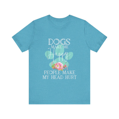 Dogs and Flowers T-Shirt