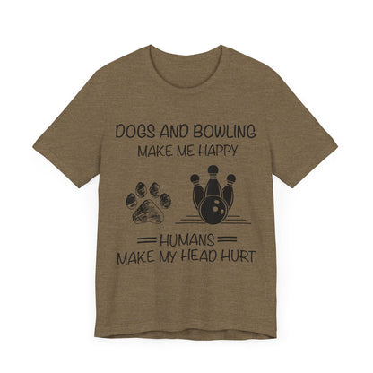 Dogs and Bowling T-Shirt