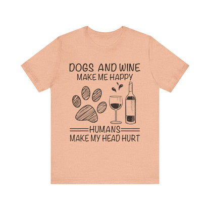 Dogs and Wine T-Shirt