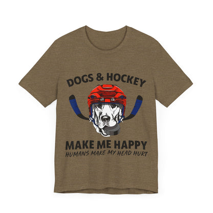 Dogs and Hockey T-Shirt