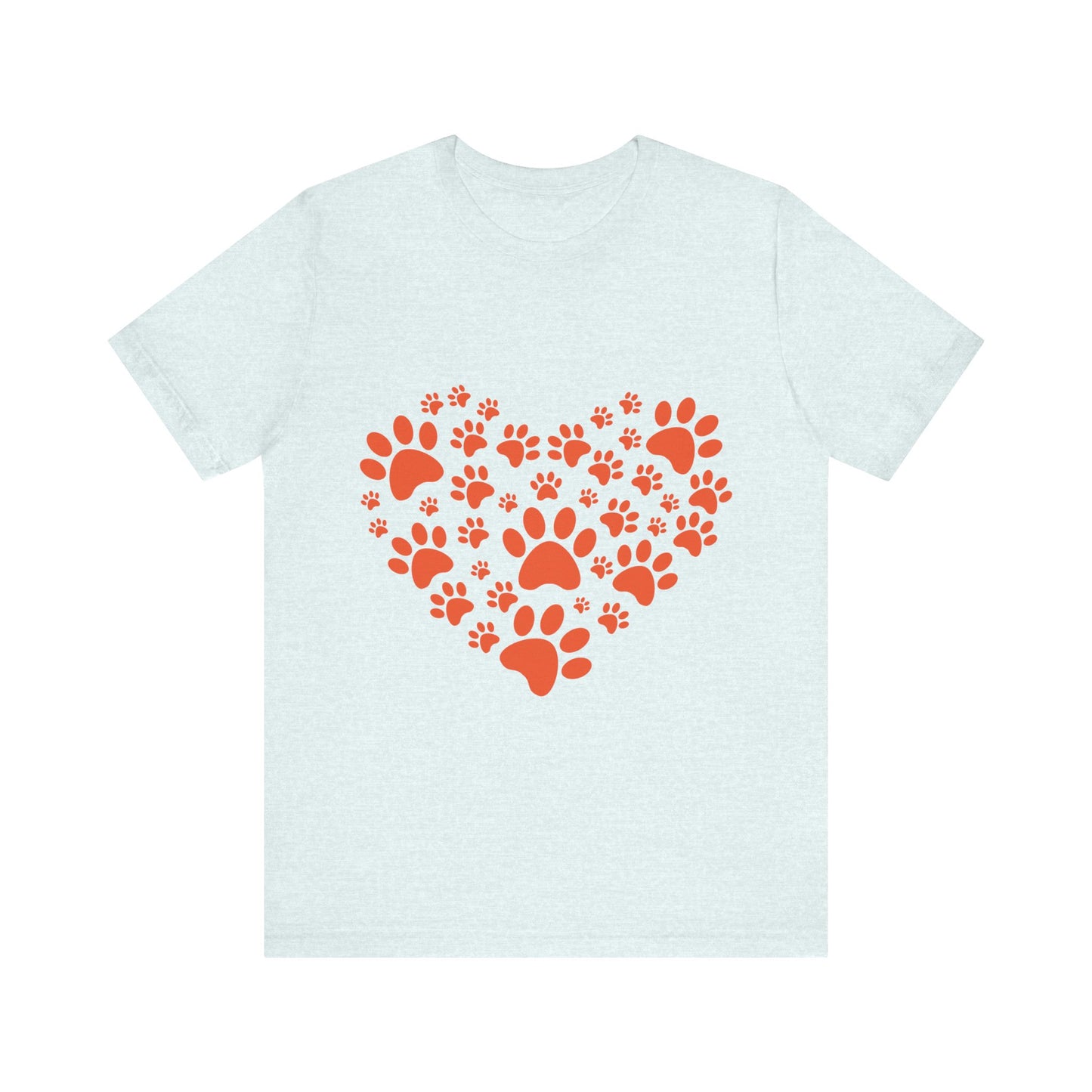 Paw Print Heart T-Shirt