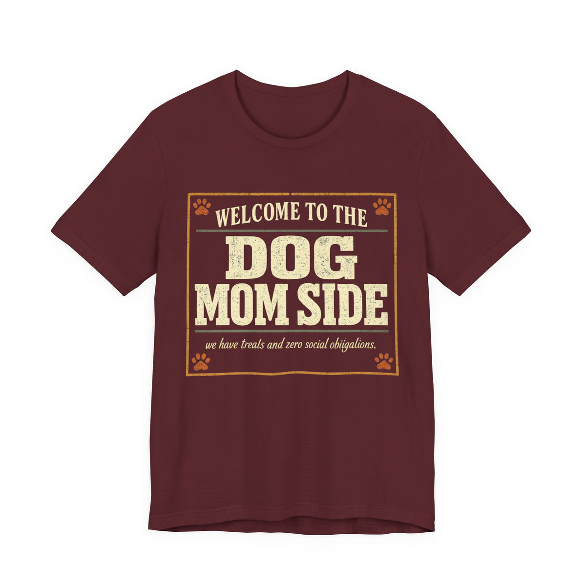 The Dog Mom Side T-Shirt