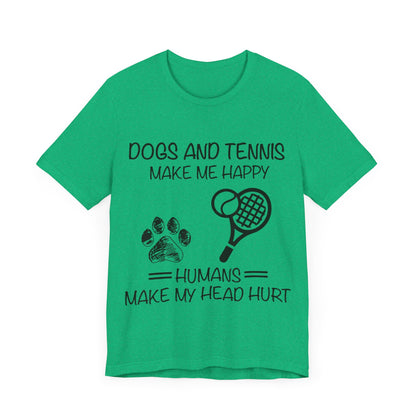 Dogs and Tennis T-Shirt