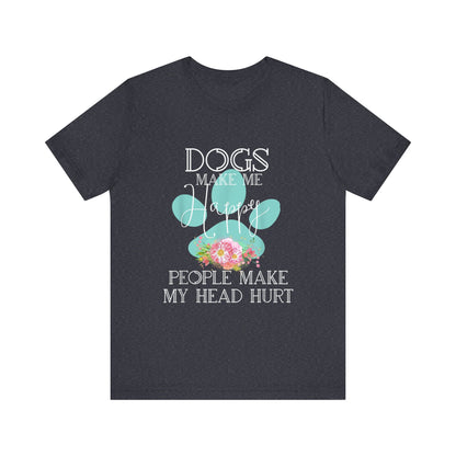 Dogs and Flowers T-Shirt