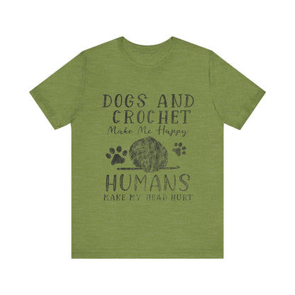 Dogs and Crochet T-Shirt