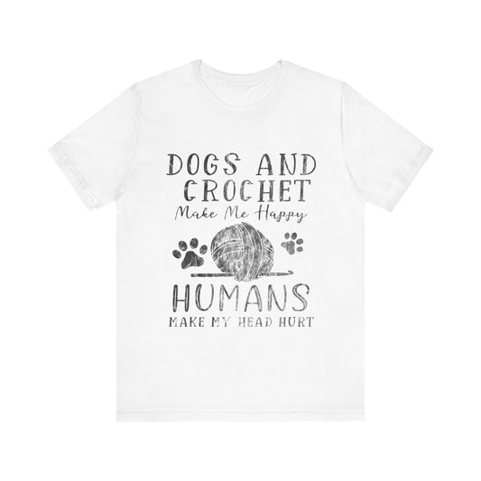 Dogs and Crochet T-Shirt