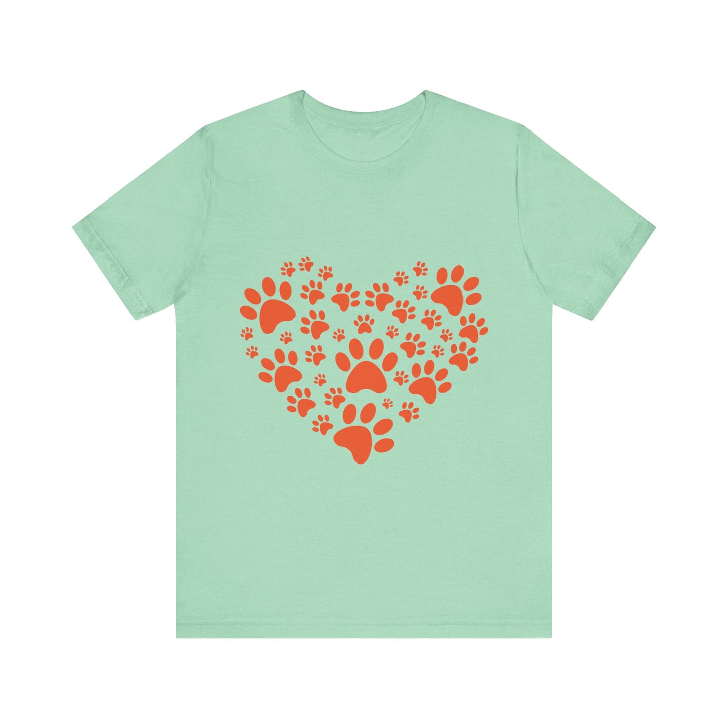 Paw Print Heart T-Shirt