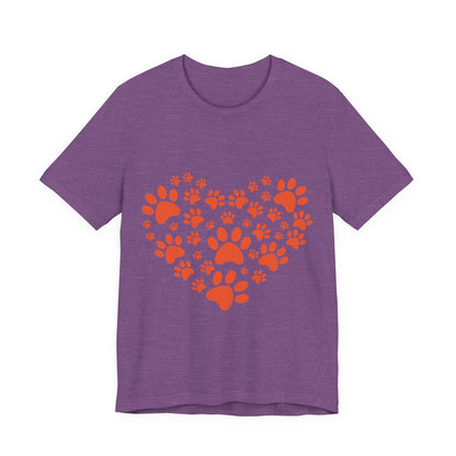 Paw Print Heart T-Shirt