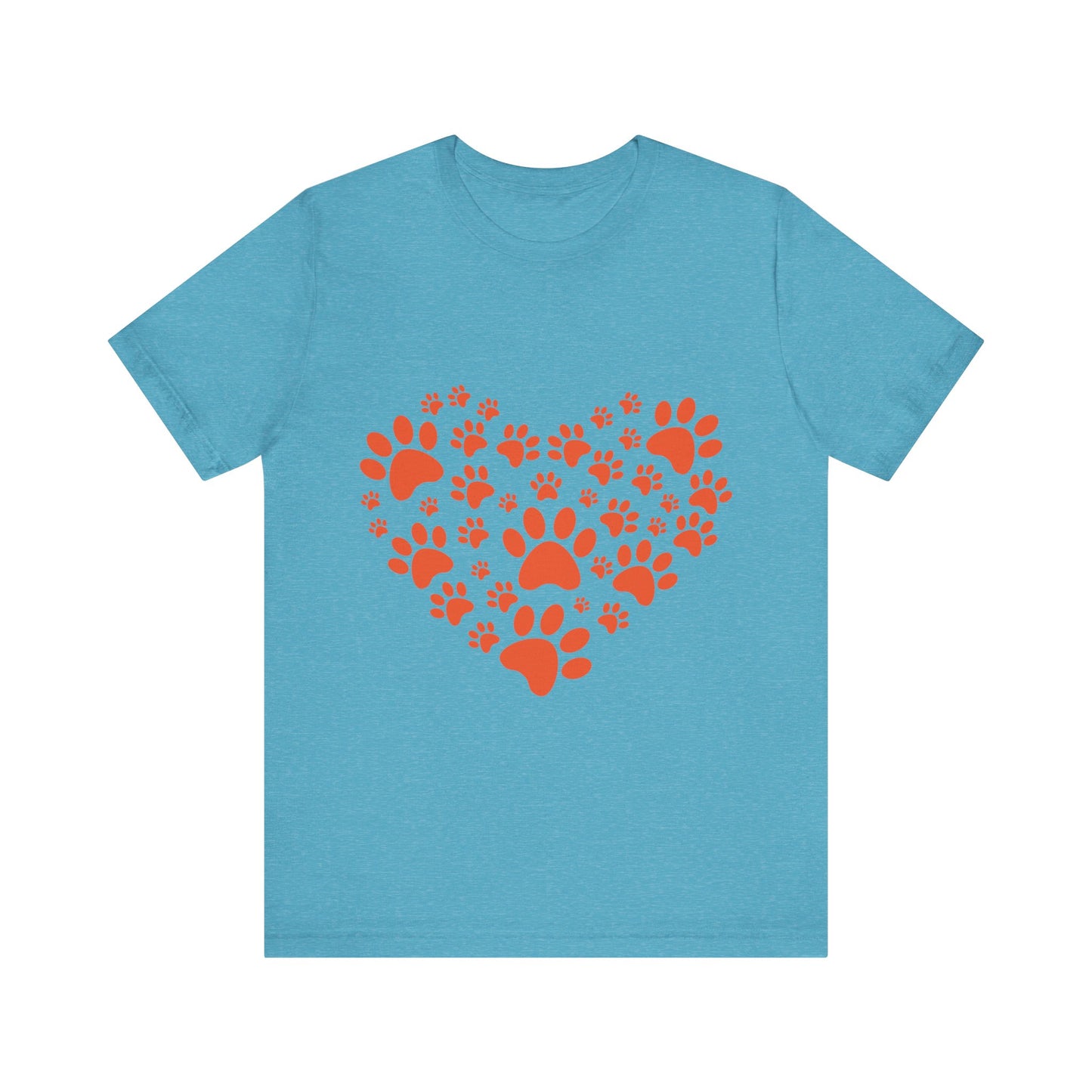Paw Print Heart T-Shirt