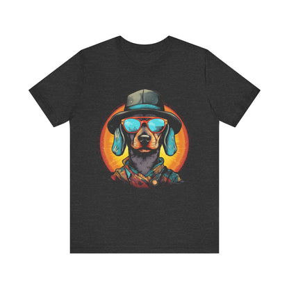 Gangster Hound Blue T-Shirt