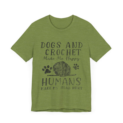 Dogs and Crochet T-Shirt