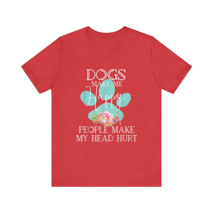 Dogs and Flowers T-Shirt