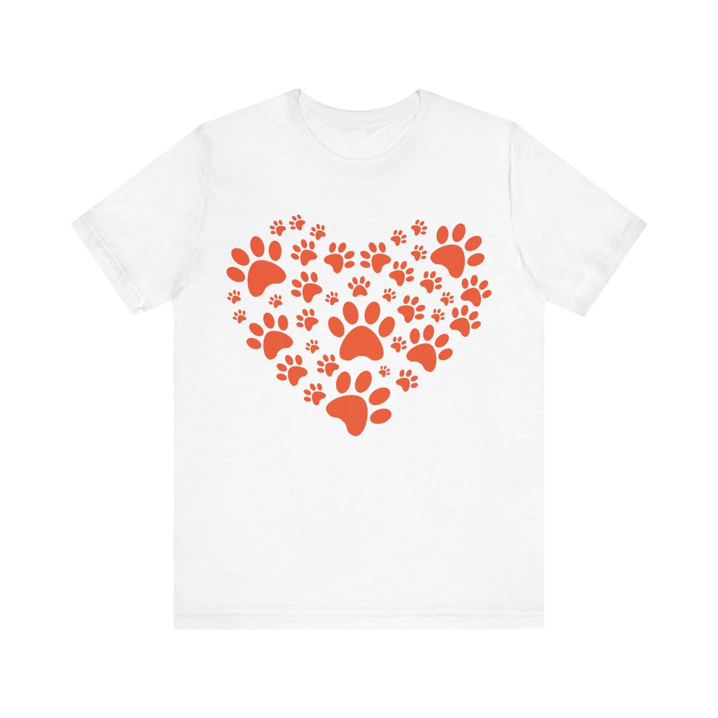 Paw Print Heart T-Shirt
