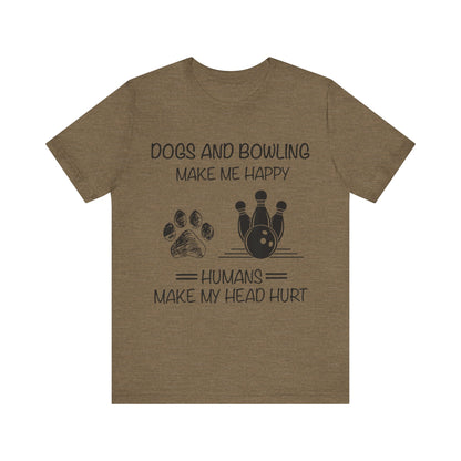 Dogs and Bowling T-Shirt