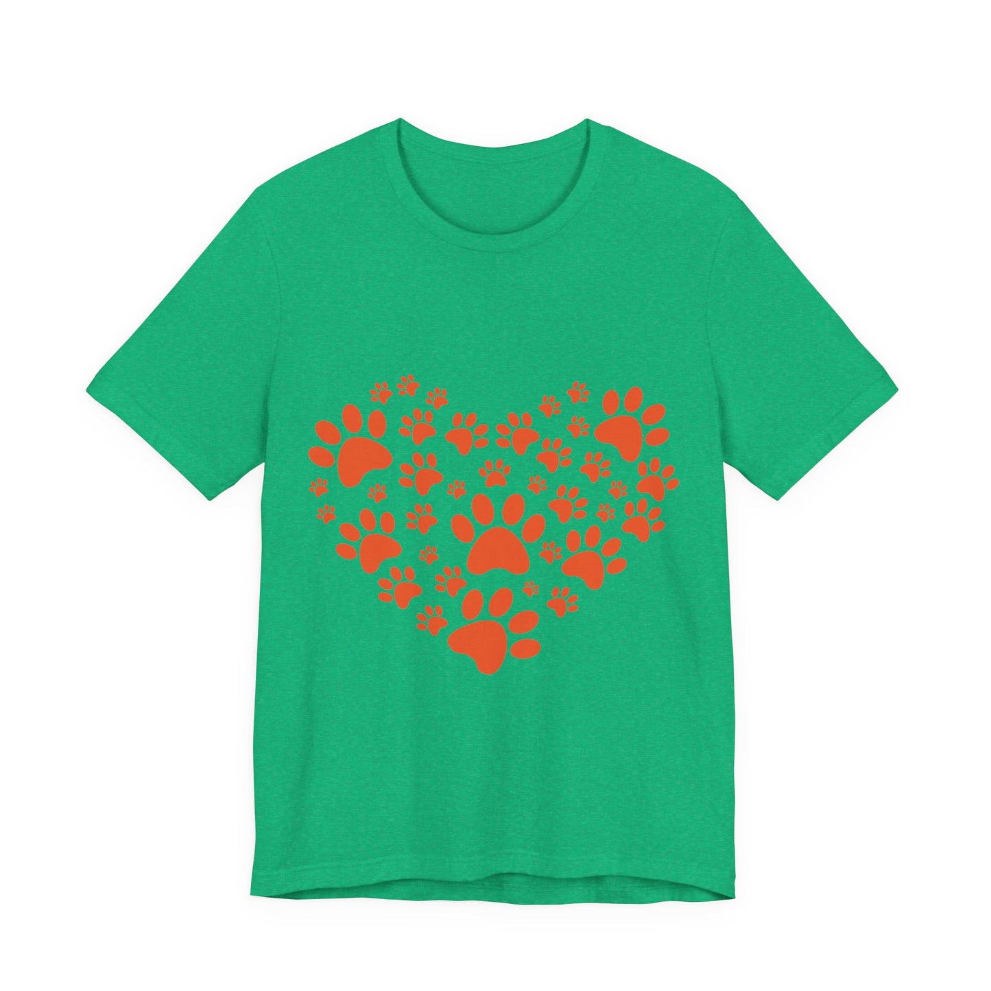 Paw Print Heart T-Shirt