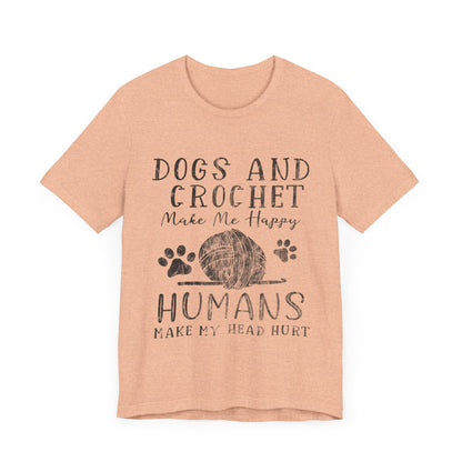 Dogs and Crochet T-Shirt
