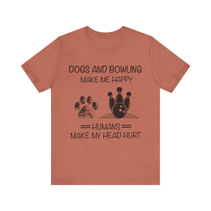 Dogs and Bowling T-Shirt