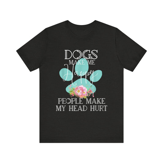 Dogs and Flowers T-Shirt