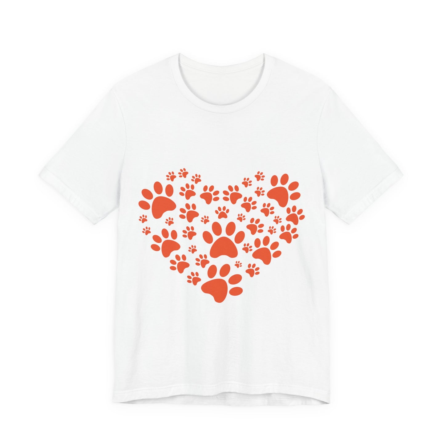 Paw Print Heart T-Shirt
