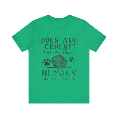 Dogs and Crochet T-Shirt