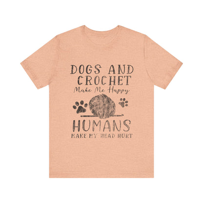 Dogs and Crochet T-Shirt