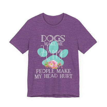 Dogs and Flowers T-Shirt