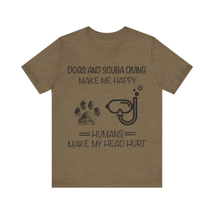 Dogs and Scuba Diving T-Shirt