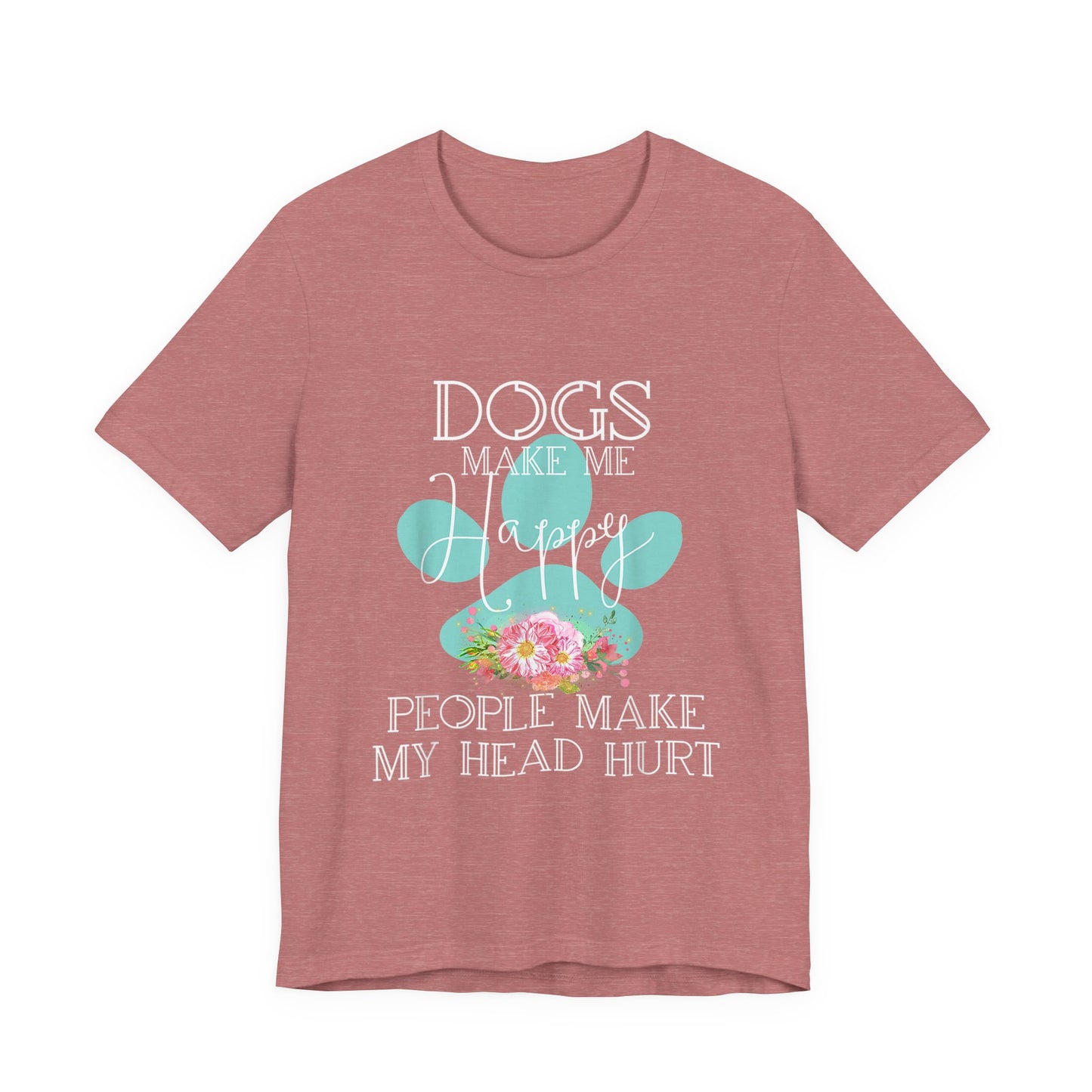 Dogs and Flowers T-Shirt