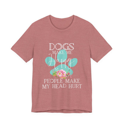Dogs and Flowers T-Shirt
