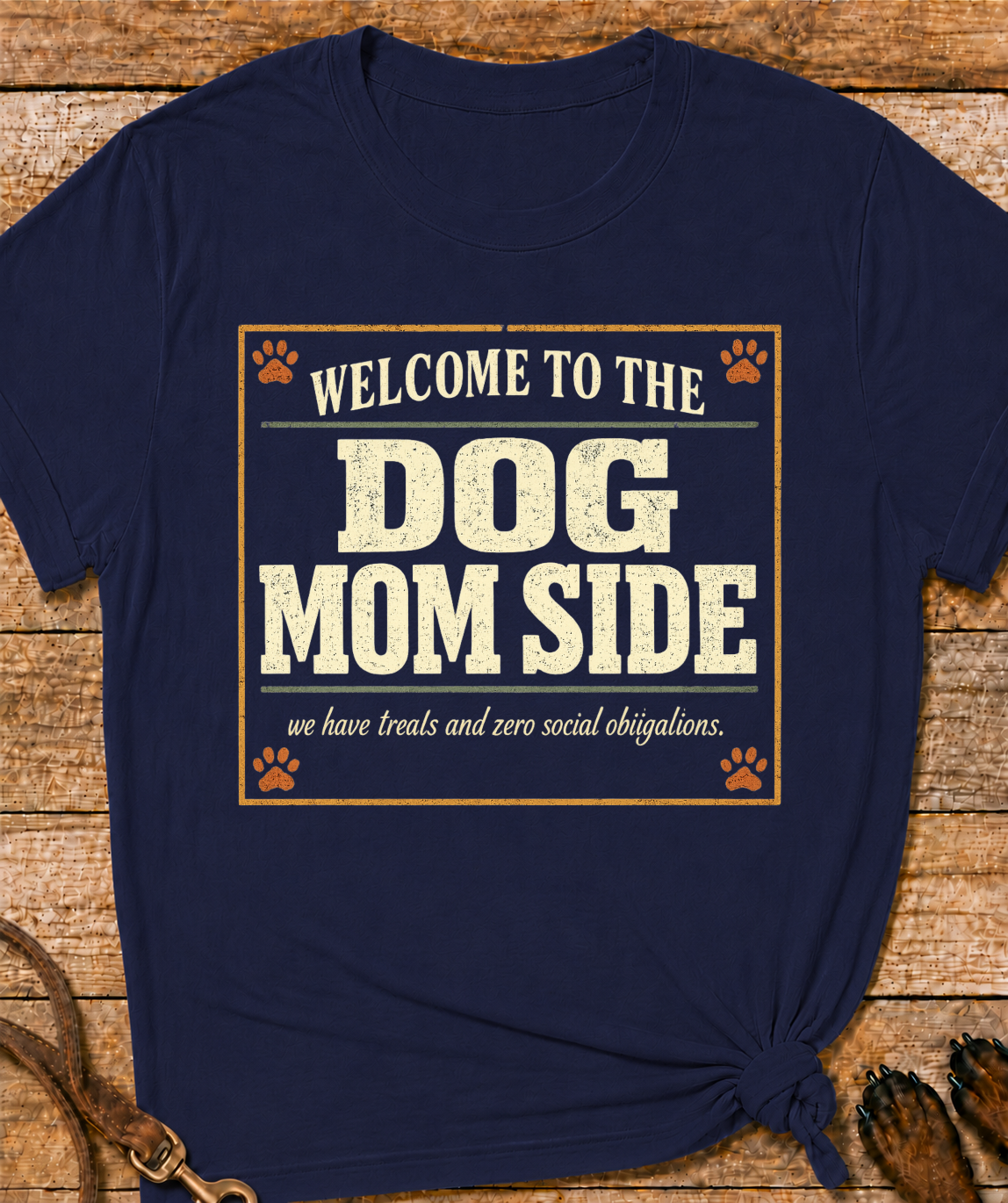 The Dog Mom Side T-Shirt