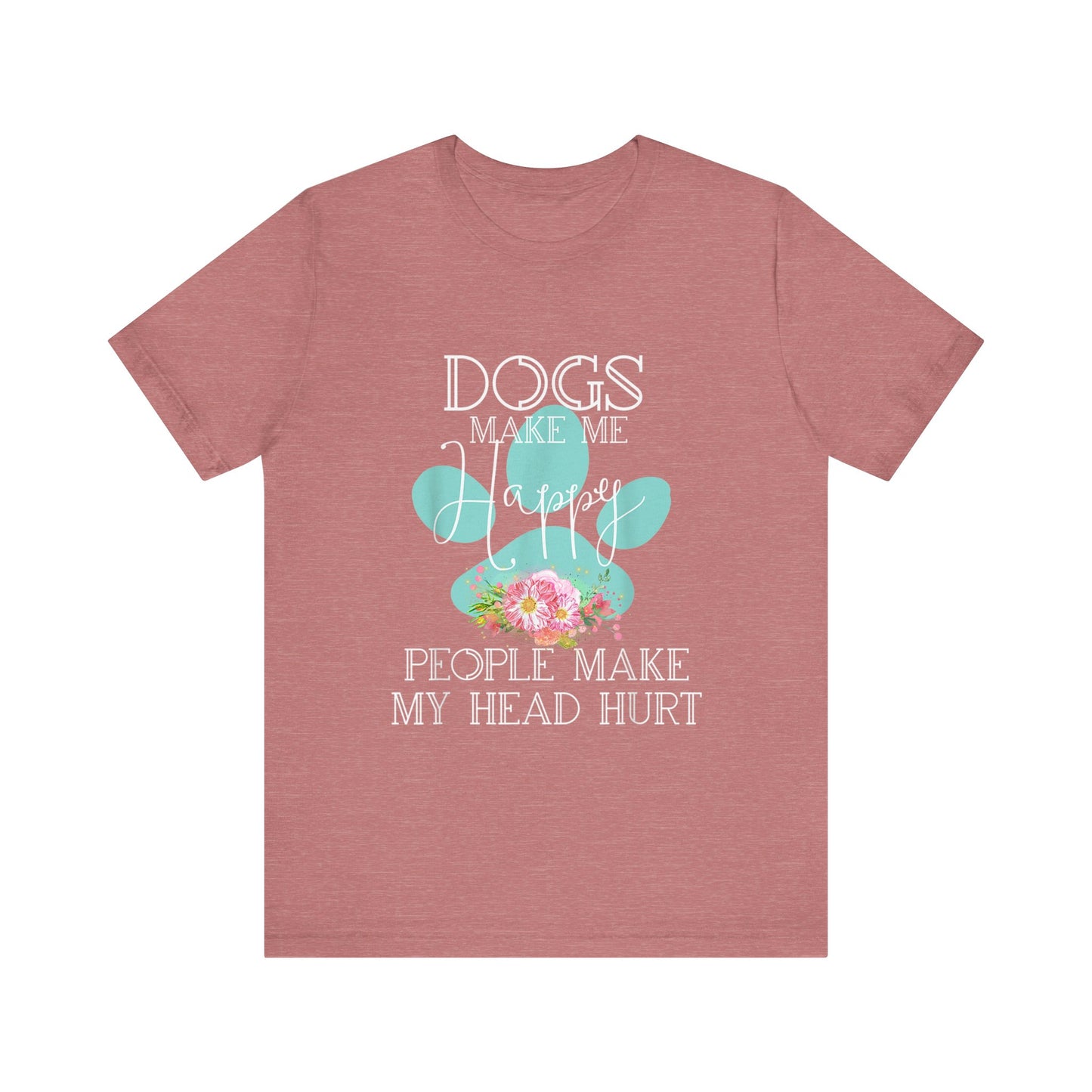 Dogs and Flowers T-Shirt