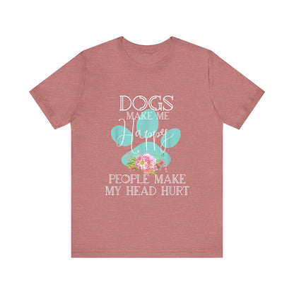 Dogs and Flowers T-Shirt