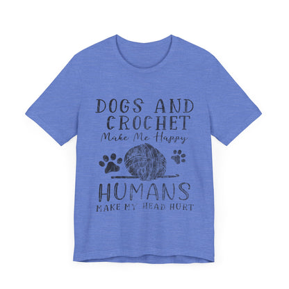 Dogs and Crochet T-Shirt