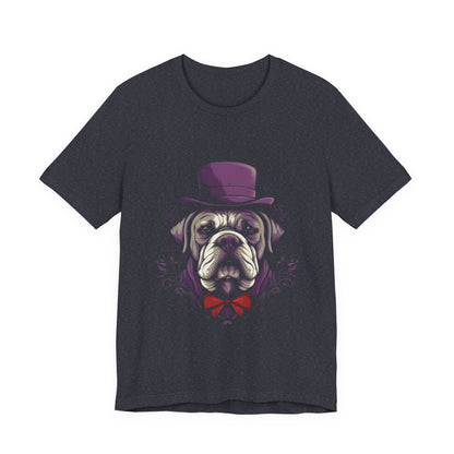 Top Hat Bulldog T-Shirt