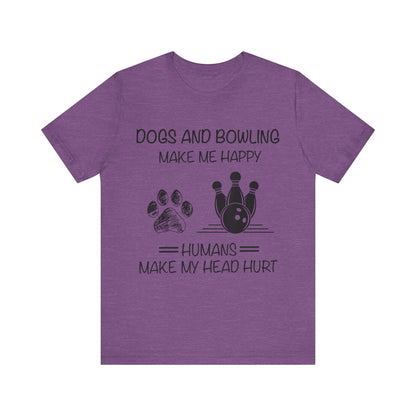 Dogs and Bowling T-Shirt