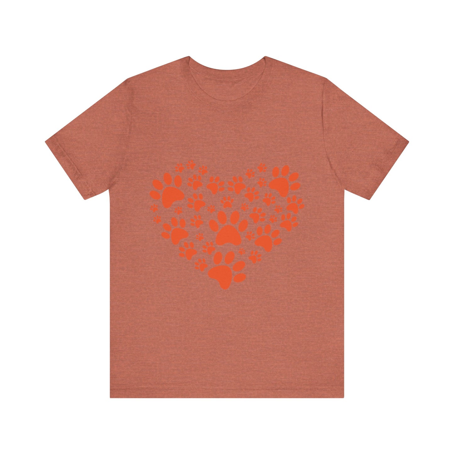 Paw Print Heart T-Shirt